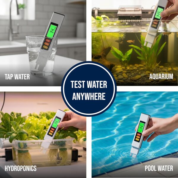 Craft911 Water Tester for Drinking Water - TDS Meter
